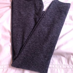 Beyond Yoga charcoal gray space dye leggings